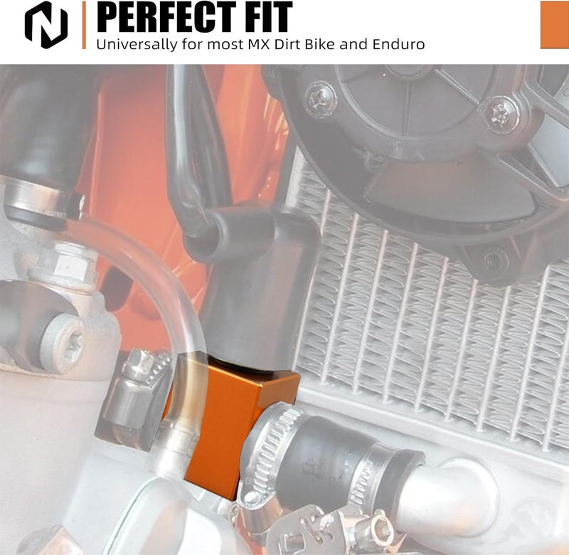 NICECNC Orange M14x1,5 Temperature Switch Radiator Fan Compatible with KTM 125-530 EXC EXCF XC XCF XCW SX SXF Compatible with GASGAS 125-300CC EC 2T/4T XC See Fitment - Image 2